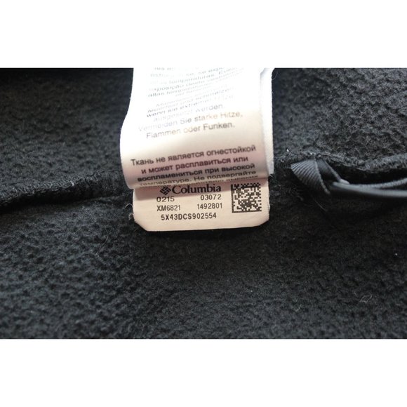 Columbia men's full zip hooded hybrid‎ fleece jacket S - Picture 14 of 14